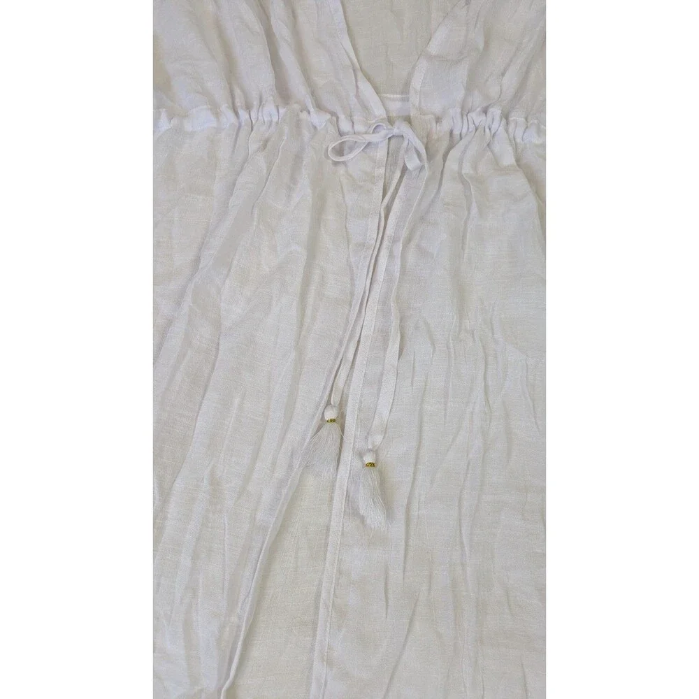 Hawaiian Tropic XL Sheer Short Sleeve Kimono Tunic Swim Resort Wear Cover-Up